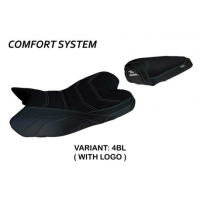 HOUSSE DE SELLE COMPATIBLE YAMAHA R1 (09-14) MODÈLE ARAXA - Logo : AVEC LOGO, Couleur : NOIR, Type : CONFORT