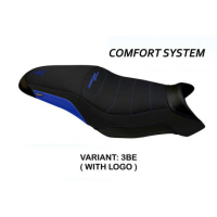 HOUSSE DE SELLE COMPATIBLE YAMAHA TRACER 700 (16-20) MODÈLE DARWIN 2 - Couleur : ROUGE, Type : CONFORT, Logo : AVEC LOGO