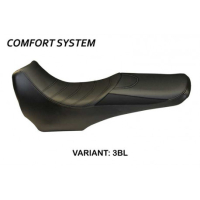 HOUSSE DE SELLE COMPATIBLE  YAMAHA TDM 900 (02-13) MODÈLE VERONA BASIC - Logo : SANS LOGO, Couleur : NOIR, Type : CONFORT 