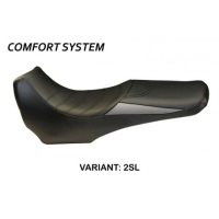 HOUSSE DE SELLE COMPATIBLE  YAMAHA TDM 900 (02-13) MODÈLE VERONA BASIC - Logo : SANS LOGO, Couleur : NOIR, Type : CONFORT