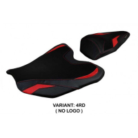 HOUSSE DE SELLE COMPATIBLE HONDA CBR 1000 RR-R FIREBLADE (20-22) MODÈLE ADRANO - Logo : SANS LOGO, Couleur : NOIR, Type : STANDARD