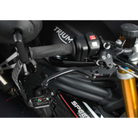 TRIUMPH SPEED TRIPLE 1200 RR LEVIER DE FREIN REPLIABLE ALU TAILLE MASSE BONAMICI - Couleur : NOIR 