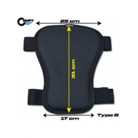 MOUSSE DE SELLE UNIVERSEL TAPPEZZERIA - Modèle : CLASSIC, TAILLE MOUSSE : haut de selle 29 cm