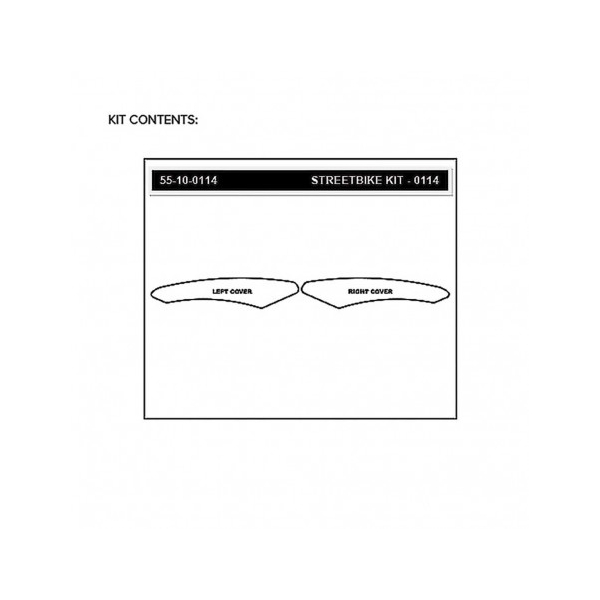 Grips De Reservoir Stompgrip Yamaha V Max 1200 - Couleur : TRANSPARENT