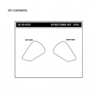 Grips De Reservoir Stompgrip Bmw R 1200 Gs - Couleur : TRANSPARENT
