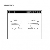 Grips De Reservoir Stompgrip Honda Crf 250 R / X - Couleur : TRANSPARENT 