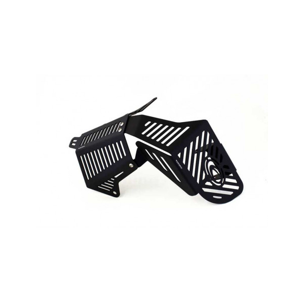 PROTECTION COLLECTEUR EVOTECH HONDA AFRICA TWIN - Couleur : Noir mat