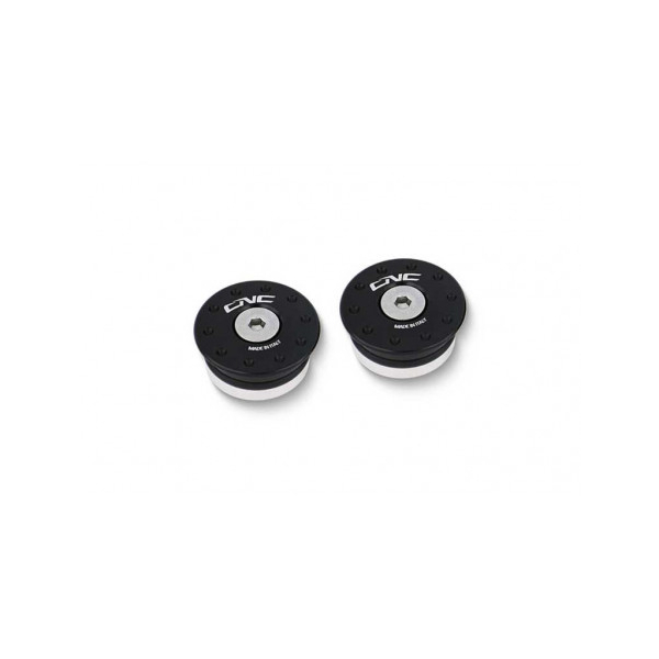 PAIRE DE BOUCHON CADRE AVEC PR901B CNC RACING DESERT X - Couleur : NOIR