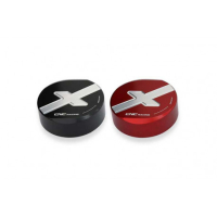 COUVERCLE BOCAL FREIN ARRIERE CNC RACING DUCATI DESERT X - Couleur : ROUGE 