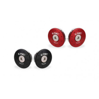 KIT DE 2 BOUCHONS DE CADRE CNC RACING DUCATI MULTISTRADA V4 - Couleur : ROUGE