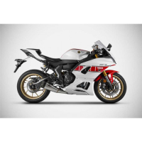 LIGNE COMPLETE ZARD 2 EN 1 YAMAHA R7 - Version : racing, Options : sans option, Matière : inox, Embout : embout carbone