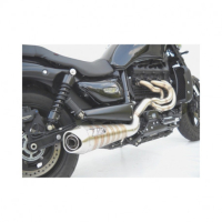 Full Kit conique 3 en 1 inox snake design Zard - Version : racing, Options : soudures apparentes, Matière : inox, Embout : embout inox