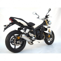 Echappements conique bas inox Zard - Version : racing, Options : noir, Matière : inox, Embout : embout inox