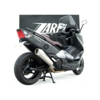 Ligne complète d'échappement inox Zard - Version : racing, Options : noir, Matière : inox, Embout : embout inox