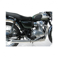 Ligne complète d'échappement basse cross 2 en 1 Zard - Version : racing, Options : noir, Matière : inox, Embout : embout inox