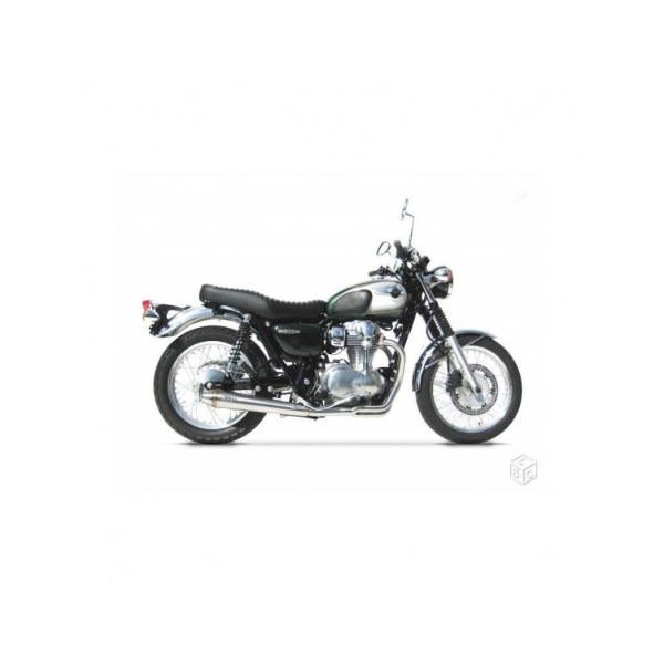 Ligne complète d'échappement basse conique 2 en 1 Zard - Version : racing, Options : sans option, Matière : inox, Embout : embout inox