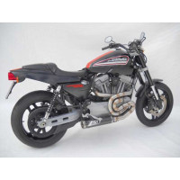 Ligne complète d'échappement titane carbone Zard - Version : racing, Options : noir, Matière : titane, Embout : embout inox