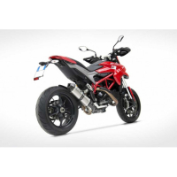 Echappement inox new Penta Zard - Version : racing, Options : sans option, Matière : inox, Embout : embout carbone 