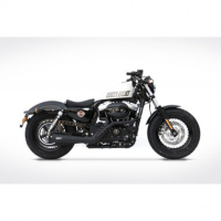 Ligne complète d'échappement inox Kit sport Zard - Version : racing, Options : sans option, Matière : inox, Embout : embout inox