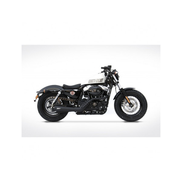 Ligne complète d'échappement inox Kit sport Zard - Version : racing, Options : sans option, Matière : inox, Embout : embout inox