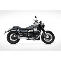 Echappement inox Zard - Version : racing, Options : poli, Matière : inox, Embout : embout inox