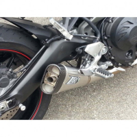Ligne complète d'échappement inox mt09 Zard - Version : racing, Options : noir, Matière : inox, Embout : embout carbone
