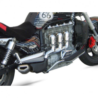 Echappements inox aluminium noir Zard - Version : racing, Options : sans option, Embout : embout inox, Matière : carbone