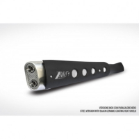 Ligne complète d'échappement haute carbu version short Zard - Version : racing, Options : sans option, Matière : inox, Embout : embout inox