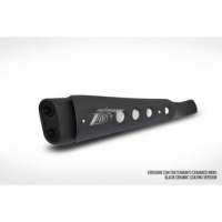 Ligne complète d'échappement haute carbu version short Zard - Options : sans option, Matière : inox, Embout : embout inox, Version : homologué
