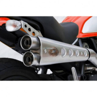 Ligne haute special edition inox Double inox Zard - Version : racing, Options : noir, Matière : inox, Embout : embout inox