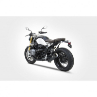Ligne complète bad child inox 2 en 1  BMW R Nine T Zard - Version : racing, Options : noir, Matière : inox, Embout : embout inox