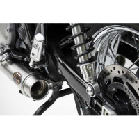 Ligne Echappement 2 en 2 court Triumph t120 Zard - Version : racing, Options : poli, Matière : inox, Embout : embout inox