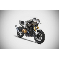 Ligne complète capitan scappamento titane 2 en 2 BMW R Nine T Zard - Version : racing, Options : sans option, Matière : titane, Embout : embout inox