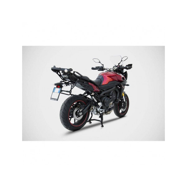Ligne complète d'échappement inox mt09 tracer Zard - Options : sans option, Matière : inox, Embout : embout inox, Version : homologué
