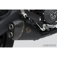 Echappement Ducati ZARD - Options : noir, Version : racing, Embout : embout carbone, Matière : inox