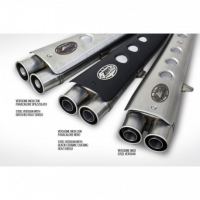 Echappement bas inox special edition Zard - Version : racing, Options : sans option, Matière : inox, Embout : embout inox