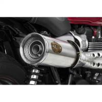 Ligne d'échappement 2 en 1 haut inox Zard - Version : racing, Options : sans option, Matière : inox, Embout : embout bronze