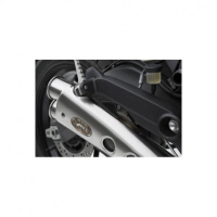 Echappement bas inox Double inox Zard - Version : racing, Options : noir, Matière : inox, Embout : embout inox