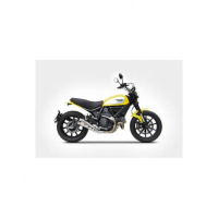 Echappement bas inox Double inox Zard - Version : racing, Options : sans option, Matière : inox, Embout : embout inox 