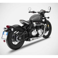 Double échappement bas inox Zard - Options : sans option, Version : homologué, Embout : embout inox, Matière : inox