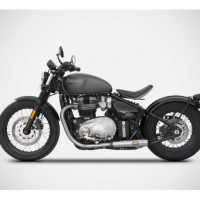 Double échappement bas inox Zard - Options : sans option, Version : homologué, Embout : embout inox, Matière : inox