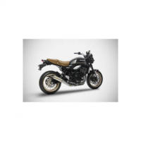 Ligne complète d'échappement inox 4 en 1 Kawasaki z900rs Zard - Version : racing, Options : sans option, Matière : inox, Embout : embout inox