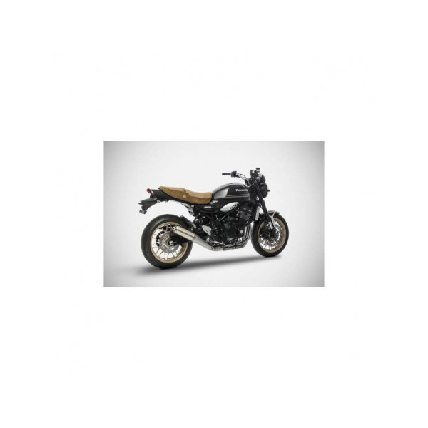Ligne complète d'échappement inox 4 en 1 Kawasaki z900rs Zard - Version : racing, Options : sans option, Matière : inox, Embout : embout inox