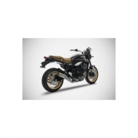 Ligne complète d'échappement titane 4 en 1 Kawasaki z900rs Zard - Version : racing, Options : noir, Matière : titane, Embout : embout inox