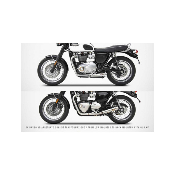 Kit transformation Triumph t120 ztp064 Zard - Version : racing, Options : sans option