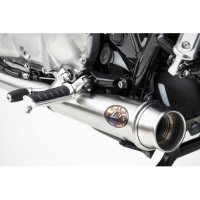 Ligne Echappement court Triumph t120 Zard - Version : racing, Options : sans option, Matière : inox, Embout : embout inox