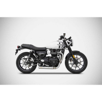 Ligne d'échappement 2 en 1 cross inox Zard - Version : racing, Options : sans option, Matière : inox, Embout : embout inox