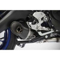 Ligne complète d'échappement inox mt09 xsr 900 mt09 tracer Zard - Options : sans option, Version : racing, Embout : embout carbone, Matière : inox