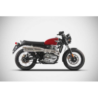Ligne complète  ROYAL ENFIELD 650 INTERCEPTOR ET CONTINENTAL GT Zard - Version : racing, Options : sans option, Matière : inox, Embout : embout inox
