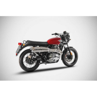 Ligne complète  ROYAL ENFIELD 650 INTERCEPTOR ET CONTINENTAL GT Zard - Version : racing, Options : sans option, Matière : inox, Embout : embout inox